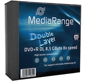 MEDIARANGE DVD+R 8,5GB 8x Dual Layer slimcase 5ks (MR465)