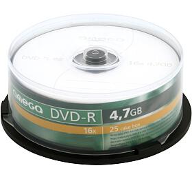 PLATINET OMEGA DVD-R 4,7GB 16X CAKE*25 (OMD1625-)