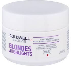 Maska na vlasy Goldwell Dualsenses Blondes &amp; Highlights 60 Sec Treatment, 200 ml