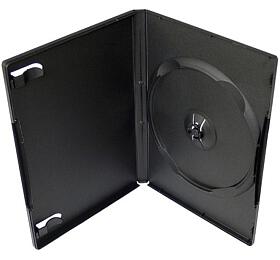 COVER IT Krabička na 1 DVD 14mm černý - karton 100ks (NN124)