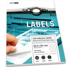 Europapier SMART LINE Samolepic etikety 100 list ( 21 etiket 63,5 x 38,1 mm) 140gr (EL/MF-21L63.5X38.1)