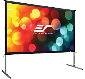 ELITE SCREENS pltno mobiln outdoor stativ 180&quot; (457,2cm)/ 16:9/ 224398,5cm/ hlinkov/ pedn a zadn projekce (OMS180H2-DUAL)