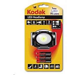 LED elovka 1W Kodak - dosvit 50m, 70lm, 3 reimy svcen, IP44, napjen na 3xAAA (soust balen) (012100131)