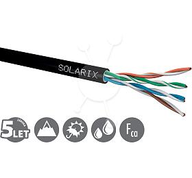 SOLARIX instalan kabel Solarix CAT5E UTP PE Fca venkovn Gelov 305m/box SXKD-5E-UTP-PEG (27655196)