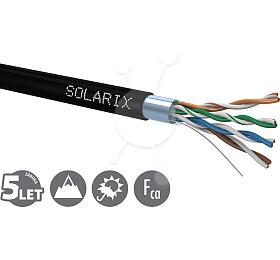 SOLARIX instalan kabel Solarix CAT5E FTP PE Fca venkovn 305m/box SXKD-5E-FTP-PE (27655192)