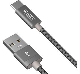 USB kabel Yenkee YCU 301 GY USB A 2.0 / C 1m