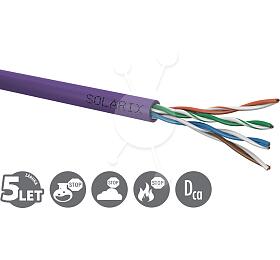 SOLARIX instalan kabel Solarix CAT5E UTP LSOH Dca-s1,d2,a1 305m/box SXKD-5E-UTP-LSOH (27724119)