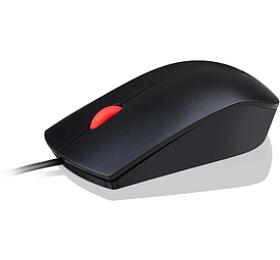Lenovo Essential/Kancelsk/Optick/1 600 DPI/Drtov USB/ern (4Y50R20863)
