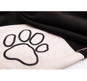 Deka pro psy Reedog Black Paw - L