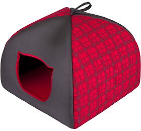 Iglu pro koky Reedog Red Strips - L