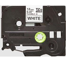 Brother páska TZe-FX231 12mm bílá/černá laminovaná páska (TZEFX231)