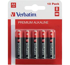 VERBATIM alkalick baterie 1,5V AA/ blistr 10ks (49875)