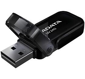ADATA Flash disk UV240 64GB / USB 2.0 / černá (AUV240-64G-RBK)