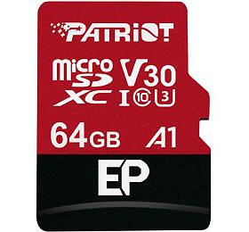 PATRIOT patriot V30 A1/micro SDXC/64GB/UHS-I U3 / Class 10/+ Adaptr (PEF64GEP31MCX)