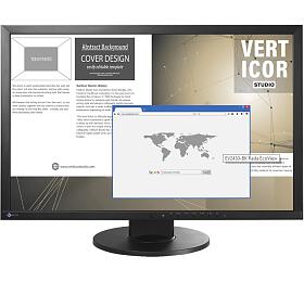 EIZO 24&quot; EV2430-BK, 1920 x 1200, IPS,16:10, 300 cd/m2, 1000:1, DP/DVI/Dsub, ern