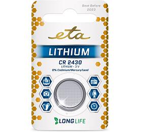 Baterie lithiov ETA PREMIUM CR2430, blistr 1ks