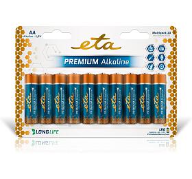 Baterie alkalick ETA PREMIUM ALKALINE AA, LR06, blistr 10ks