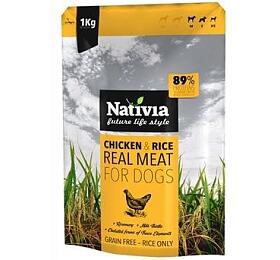 Nativia Real Meat Chicken&amp;Rice 8kg