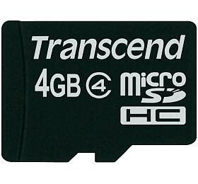 Pamov karta Transcend MicroSDHC 4GB Class4