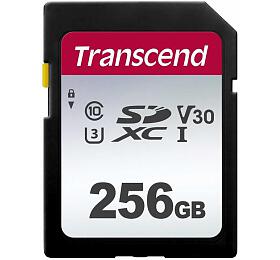 TRANSCEND SDXC karta 256GB 300S, UHS-I U3 V30 (R:95/W:45 MB/s) (TS256GSDC300S)