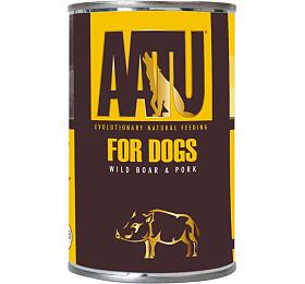 AATU Dog Pork&amp;Wild Boar konz. 400g