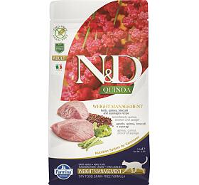 N&D Quinoa CAT Weight Management Lamb & Broccoli 1,5kg