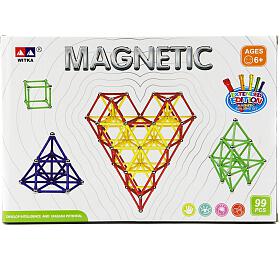 Magnetick stavebnice Teddies 99ks