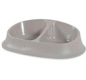 Miska plast dvojmiska SMART 2x0,25l bov Zolux