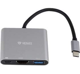 Adaptr YENKEE YTC 031 (USB C / HDMI, USB C, A)