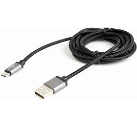 Gembird GEMBIRD Opletan MicroUSB - USB 2.0, M/M, 1,8 m, ern (CCB-mUSB2B-AMBM-6)