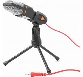 GEMBIRD Desktop microphone with a tripod, black (MIC-D-03)