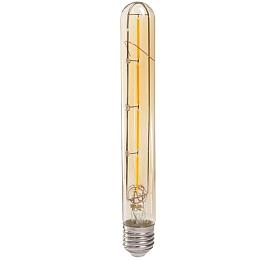 TESLA LED žárovka TUBE VINTAGE/ E27/ 4W/ 230V/ 380lm/ 2400K/ teplá bílá/ zlatá (LB270427-3G)