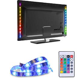 Solight LED RGB psek pro TV, 2x 50cm, USB, vypna, dlkov ovlada