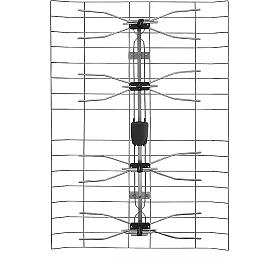 Solight venkovní anténa, DVB-T2, 35dB