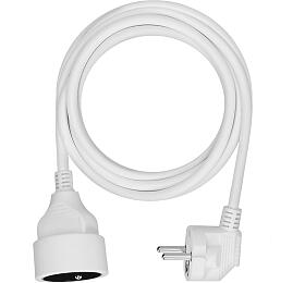 Solight prodluovac pvod - spojka, 1 zsuvka, 3m, 3 x 1mm2, bl
