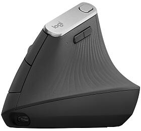 Logitech myš MX Vertical / bezdrátová / Bluetooth / Unifying / 4000dpi (910-005448)
