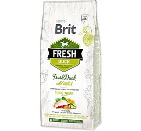 Brit Fresh Dog Duck & Millet Active Run & Work 12kg