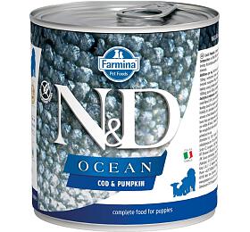 N&D DOG OCEAN Puppy Codfish & Pumpkin 285g