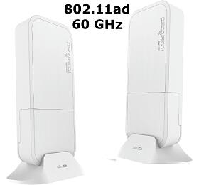 MikroTik wAPG-60ad, Wireless Wire, 60GHz, 1x GLAN, kompletn spoj (RBwAPG-60adkit)