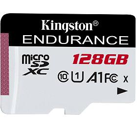 Kingston MicroSDXC karta 128GB High Endurance, 95R Class 10 UHS-I U1 (SDCE/128GB)