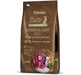 FITMIN Purity Rice Senior&amp;Light Venison&amp;Lamb, 12&amp;nbsp;kg