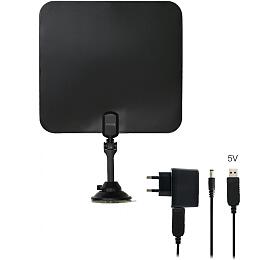 EVOLVEO Xany 2C LTE 230/5V, aktivn pokojov antna FM/DAB+/DVB-T/T2, filtr LTE (tdexany2C)