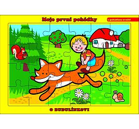 Teddies Puzzle deskov O Budulnkovi 26x17cm 24 dlk Moje prvn pohdky