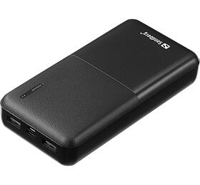 Sandberg Saver Powerbank 20000 mAh, 2x USB-A, ern (320-42)