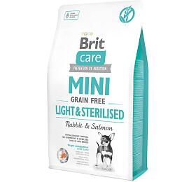 Granule pro psy Brit Care Mini Light &amp; Sterilised, 2 kg