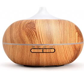 Aroma difuzér Sumó, osvěžovač a&amp;nbsp;zvlhčovač vzduchu, imitace světlého dřev, 300ml NATURE7