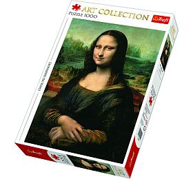 TREFL Puzzle Mona Lisa 1000 dlk 48x68cm v krabici 40x27x6cm