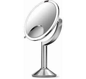 Kosmetick zrctko Simplehuman Sensor TRIO, LED osvtlen, 1x/5x/10, dobjec, matn nerez ST3024