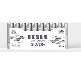 TESLA SILVER+ alkalick baterie AAA (LR03, mikrotukov, flie) 10 ks (13031010)