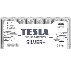 TESLA SILVER+ alkalick baterie AAA (LR03, mikrotukov, flie) 24 ks (13032410)